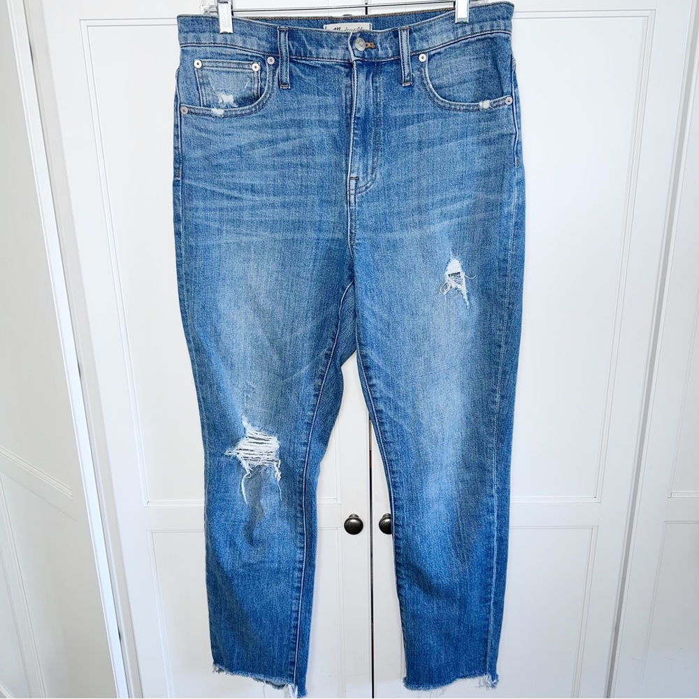 Madewell High-Rise Slim Boy Jean Blue 29